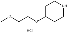 4-(2-METHOXYETHOXY)PIPERIDINE HYDROCHLORIDE Structure