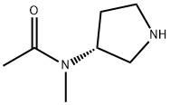 아세트아미드,N-메틸-N-(3R)-3-피롤리디닐-(9CI) 구조식 이미지