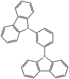 9,9'-(1,3-Phenylene)bis-9H-carbazole Structure