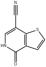 4-히드록시티에노[3,2-c]피리딘-7-카르보니트릴 구조식 이미지