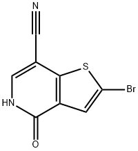 2-бром-4-гидрокситиено[3,2-c]пиридин-7-карбонитрил структурированное изображение