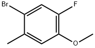 1-bromo-5-fluoro-4-methoxy-2-methylbenzene Structure
