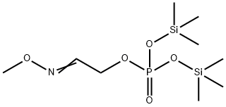 Phosphoric acid 2-(methoxyimino)ethylbis(trimethylsilyl) ester Structure