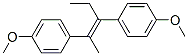 1,1'-(1-Ethyl-2-methyl-1,2-ethenediyl)bis(4-methoxybenzene) 구조식 이미지