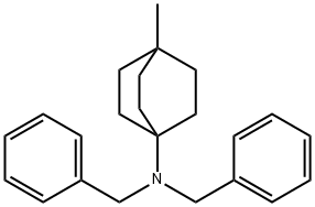 4-메틸-N,N-비스(페닐메틸)비시클로[2.2.2]옥탄-1-아민 구조식 이미지