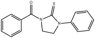 1-벤조일-3-페닐-2-이미다졸리딘티온 구조식 이미지
