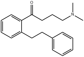 4-다이메틸아미노-1-(2-페닐-페닐)-부탄-1-원 구조식 이미지