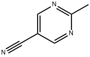 5-Pyrimidinecarbonitrile, 2-methyl- (7CI,8CI,9CI) 구조식 이미지