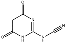 2-Cyanoamino-4,6-dihydroxypyrimidine 구조식 이미지