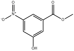 메틸3-하이드록시-5-니트로-벤조에이트 구조식 이미지