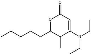 4-(Diethylamino)-5,6-dihydro-5-methyl-6-pentyl-2H-pyran-2-one Structure