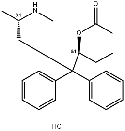 L-α-노르아세틸메타돌히드로클로라이드 구조식 이미지