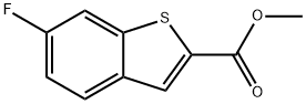 6-FLUORO-BENZO[B]티오펜-2-카복실산메틸에스테르 구조식 이미지