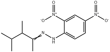 3,4-Dimethyl-2-pentanone 2,4-dinitrophenyl hydrazone Structure