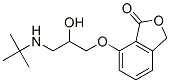 7-(2-hydroxy-3-tert-butylaminopropoxy)phthalide Structure