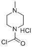 4-메틸-1-피페라진카르보닐클로라이드염산염 구조식 이미지