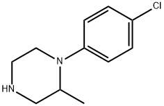 1-(4-Chlorophenyl)-2-methylpiperazine Structure