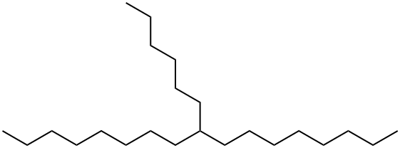 9-Hexylheptadecane Structure