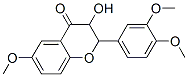 2-(3,4-Dimethoxyphenyl)-2,3-dihydro-3-hydroxy-6-methoxy-4H-1-benzopyran-4-one 구조식 이미지