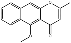 5-Methoxy-2-methyl-4H-naphtho[2,3-b]pyran-4-one 구조식 이미지