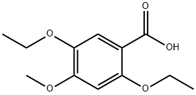 2,5-Diethoxy-4-methoxybenzoic acid Structure