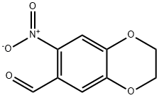 7-NITRO-2,3-DIHYDRO-1,4-BENZODIOXINE-6-CARBALDEHYDE 구조식 이미지