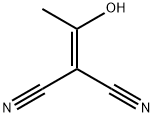 Propanedinitrile, 2-(1-hydroxyethylidene)- Structure