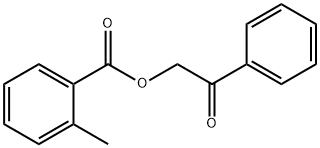 2-Methylbenzoic acid phenacyl ester Structure