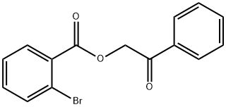 2-Bromobenzoic acid phenacyl ester Structure