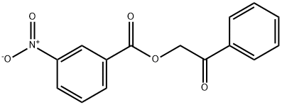 3-Nitrobenzoic acid phenacyl ester Structure