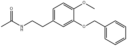 N-(3-(벤질옥시)-4-메톡시페네틸)아세타미드 구조식 이미지