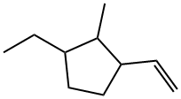 1-에테닐-3-에틸-2-메틸시클로펜탄 구조식 이미지