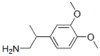 3,4-dimethoxy-beta-methylphenethylamine Structure