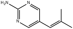 2-Pyrimidinamine, 5-(2-methyl-1-propenyl)- (9CI) Structure