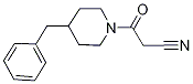 3-(4-benzylpiperidin-1-yl)-3-oxopropanenitrile 구조식 이미지
