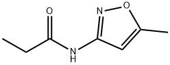 Propanamide, N-(5-methyl-3-isoxazolyl)- (9CI) Structure