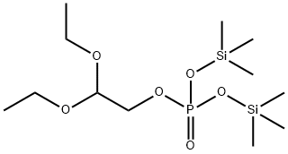 인산(2,2-디에톡시에틸)비스(트리메틸실릴)에스테르 구조식 이미지