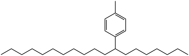 1-(1-헵틸도데실)-4-메틸벤젠 구조식 이미지