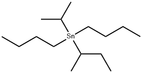 Dibutyl(1-methylethyl)(1-methylpropyl)stannane Structure