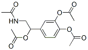 N-[2-Acetyloxy-2-[3,4-bis(acetyloxy)phenyl]ethyl]acetamide Structure