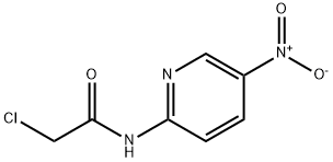 2-클로로-N-(5-니트로-피리딘-2-일)-아세트아미드 구조식 이미지