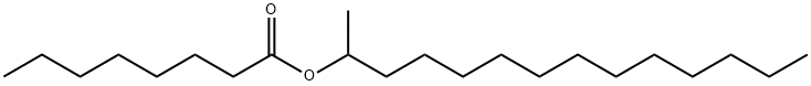 2-Tetradecanol octanoate 구조식 이미지