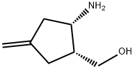 시클로펜탄메탄올,2-아미노-4-메틸렌-,(1R,2S)-(9CI) 구조식 이미지