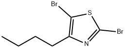 티아졸,2,5-디브로모-4-부틸-(9CI) 구조식 이미지