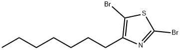 Thiazole, 2,5-dibromo-4-heptyl- (9CI) Structure