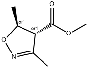 4-Isoxazolecarboxylicacid,4,5-dihydro-3,5-dimethyl-,methylester,(4R,5S)- Structure