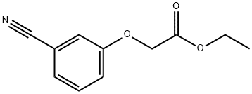 (3-CYANOPHENOXY) ACETIC ACID ETHYL ESTER Structure