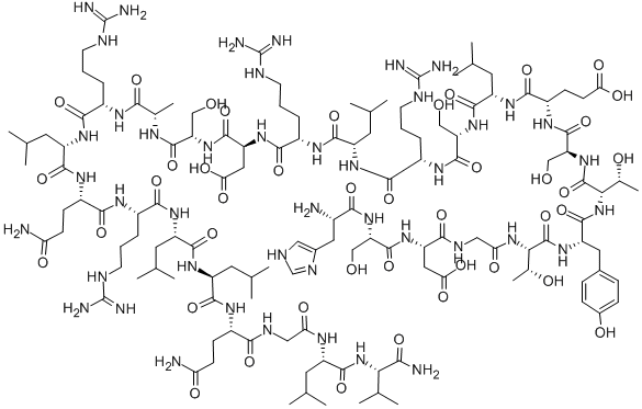 secretin, Tyr(6)- Structure