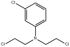 3-클로로-N,N-비스(2-클로로에틸)벤젠민 구조식 이미지