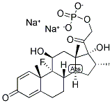 Dexamethasone sodium phosphate 구조식 이미지